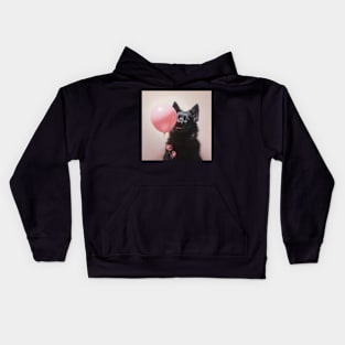 Schipperke And A Balloon Kids Hoodie